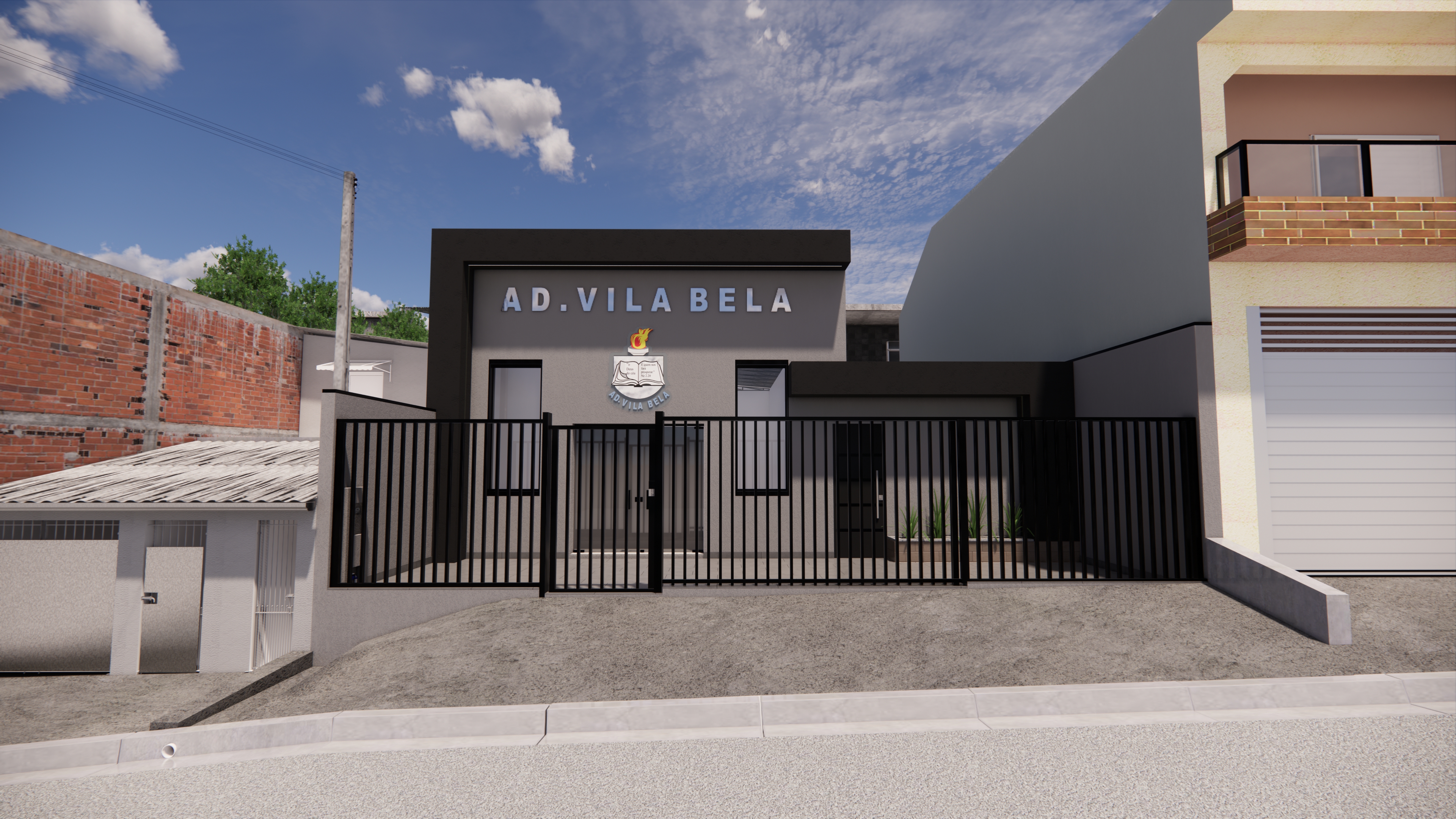 Fachada AD. Vila Bela